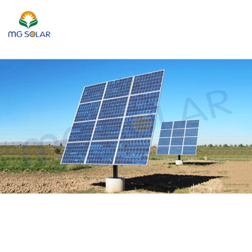 Single Pole Solar Ground Mount System